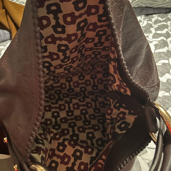 Gucci leather hobo bag and matching wallet - Picture 8 of 14